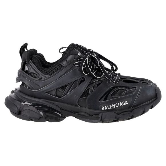 Balenciaga Track Sneakers in Black Polyurethane - Picture 1 of 10